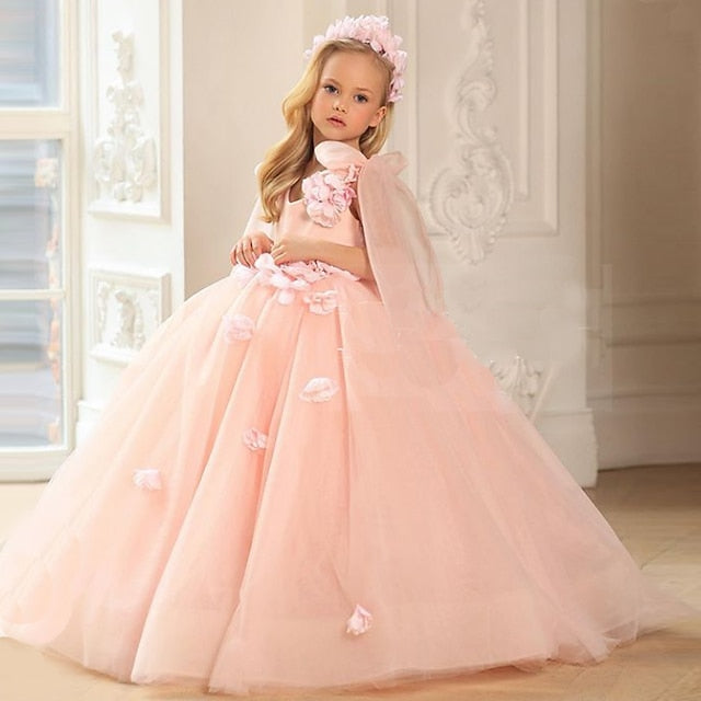 Sequin Dress Summer Spring Sleeveless 3D Wedding Girls'