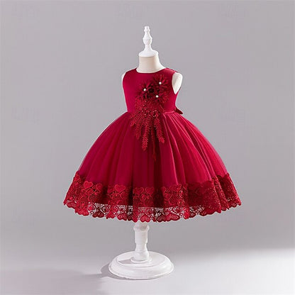 Kid's Girls' Princess Flower Dress Girl