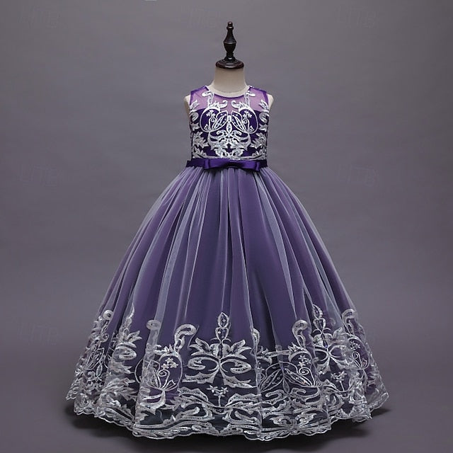 Princess Girl Kid's Dress Flower Girls'