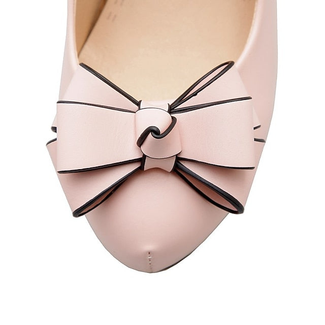 Shoes Lolita PU Heels Heel Girls' Daily Cosplay