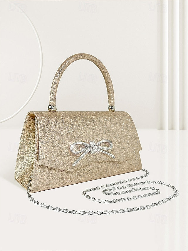 Women's Elegant with Evening Sparkling Glitter Clutch