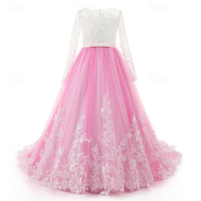 Kid's Dress Princess Girls' Girl Flower