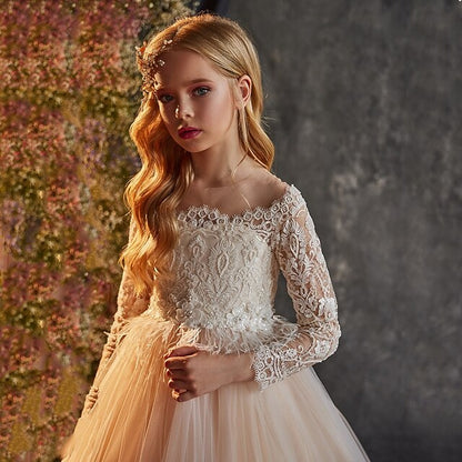 Princess Girl Party Dress Girls' Wedding Flower