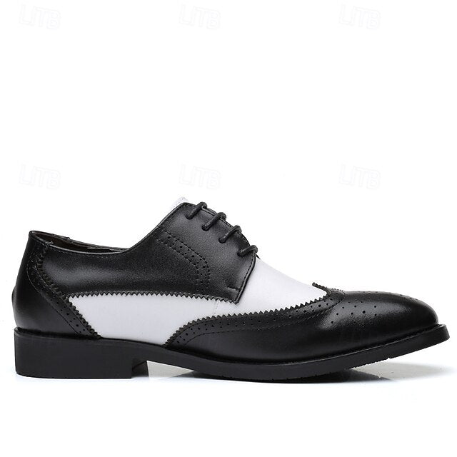 with White Black and Shoes Oxford Brogue Men's