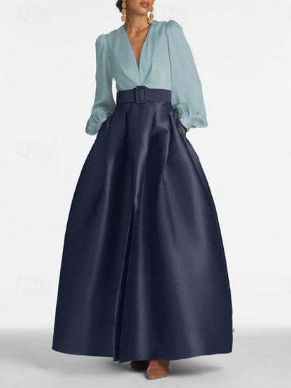 Split Evening Guest High Formal Gown Dress A-Line Wedding Floor