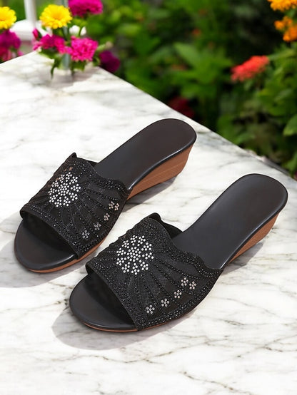 Block Women Sandals Heel Ankle - Classic for Black Chic Strappy