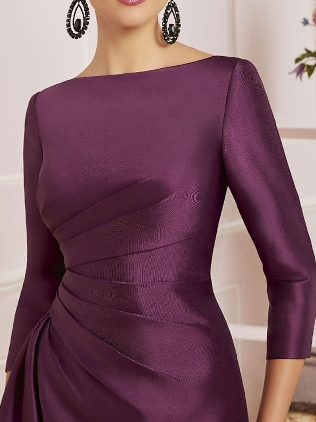 Wedding of Mother the Elegant Dress Off Guest Bride Sheath