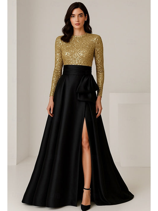 Floor Evening A-Line Length Elegant Gown Formal Dress Wedding