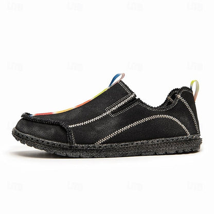 Men's Eco-Friendly Slip-On Canvas Shoes - Sustainable