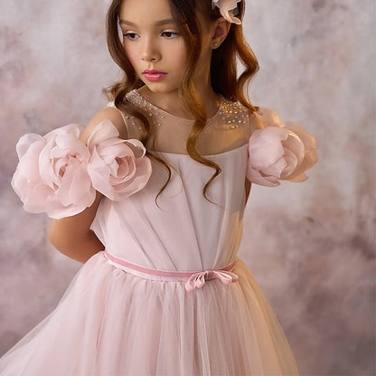 Girls' Dress Party First Communion Girl Flower