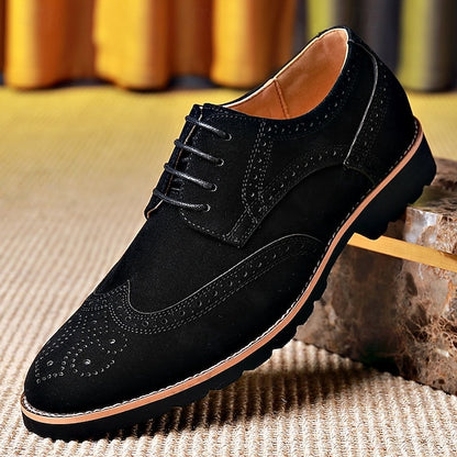Derby Shoes Vintage – Brown Lace-Up Men's Brogue