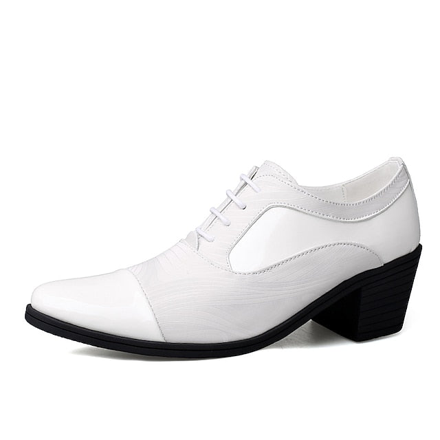 Stylish Lace-Up Formal – Shoes Men's Leather Patent