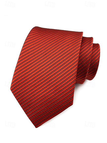 Men's tie satin striped
