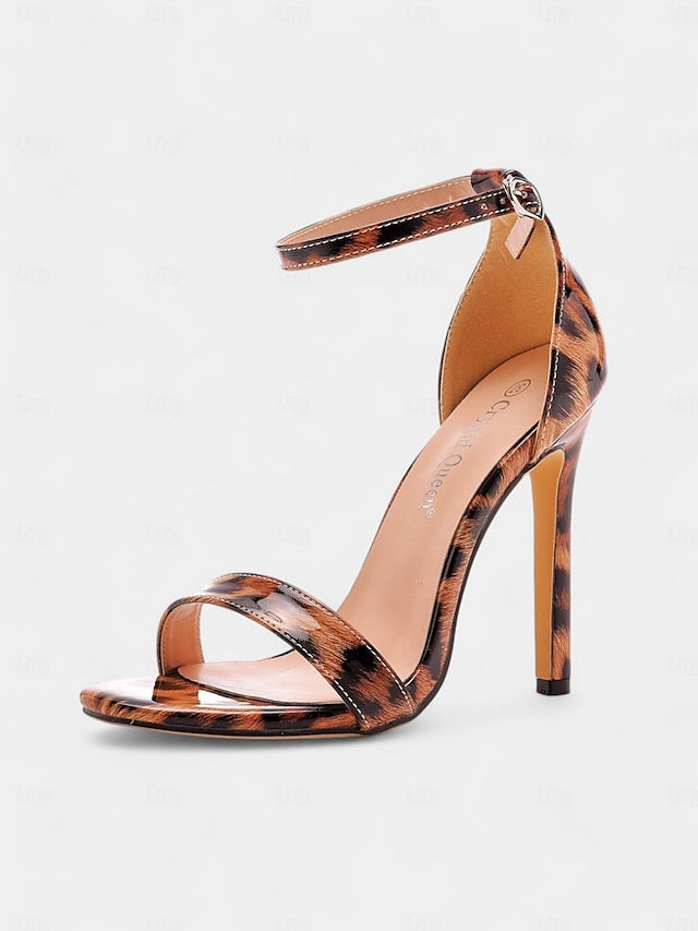 Wedding Metallic Stiletto Heel Sleek – for Sandals Women