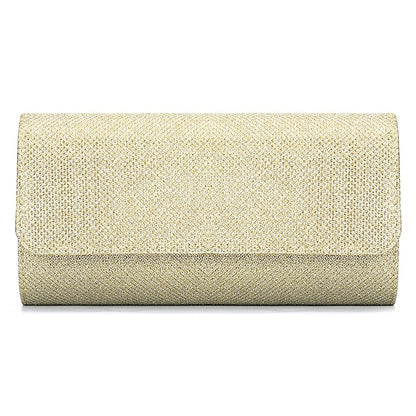 Evening Elegant Women's Purse – Silver Glitter Clutch