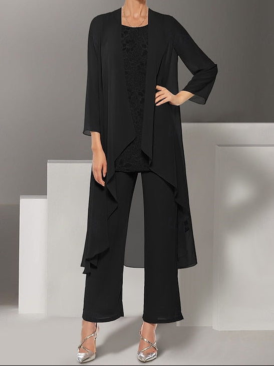 3 the Elegant Dress Beach of Bride Pantsuit Piece Wedding Mother