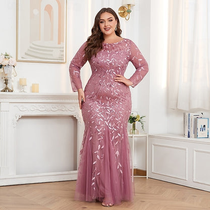 Dress Gown Trumpet Mermaid Evening Floor Formal Sparkle /