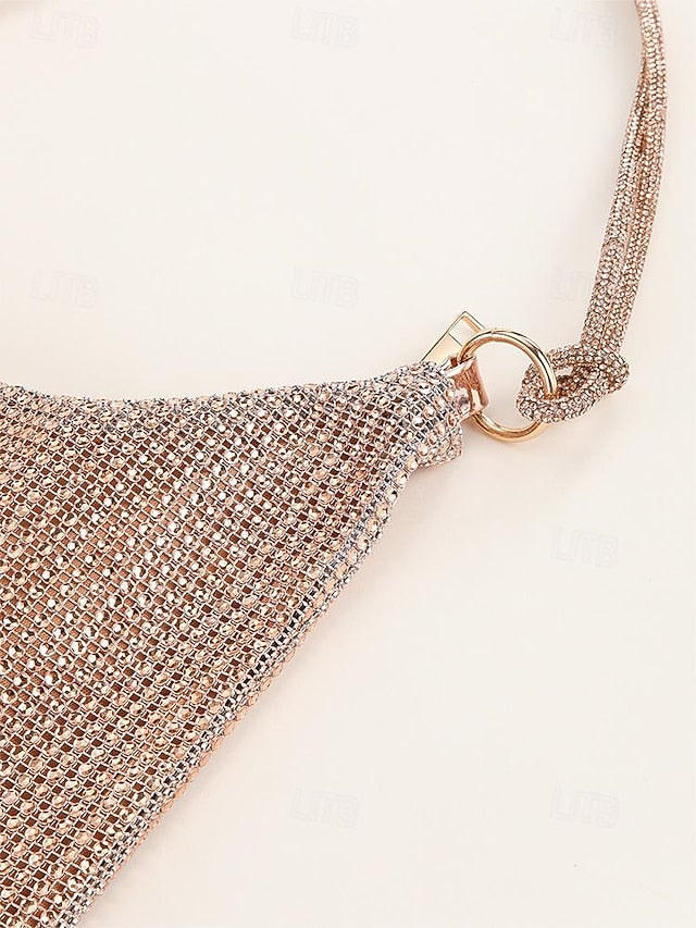 Bag Evening Elegant Rhinestone Women's – Handbag Shoulder