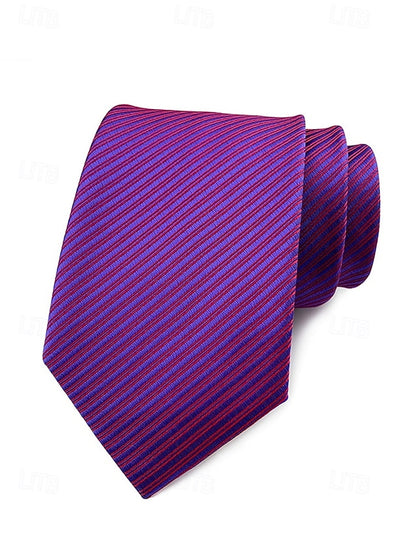 Men's tie satin striped