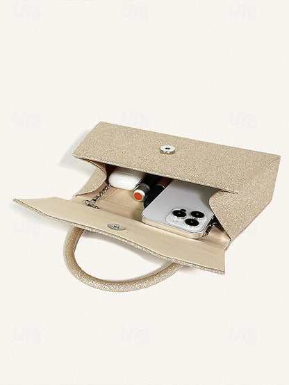 Women's Elegant with Evening Sparkling Glitter Clutch