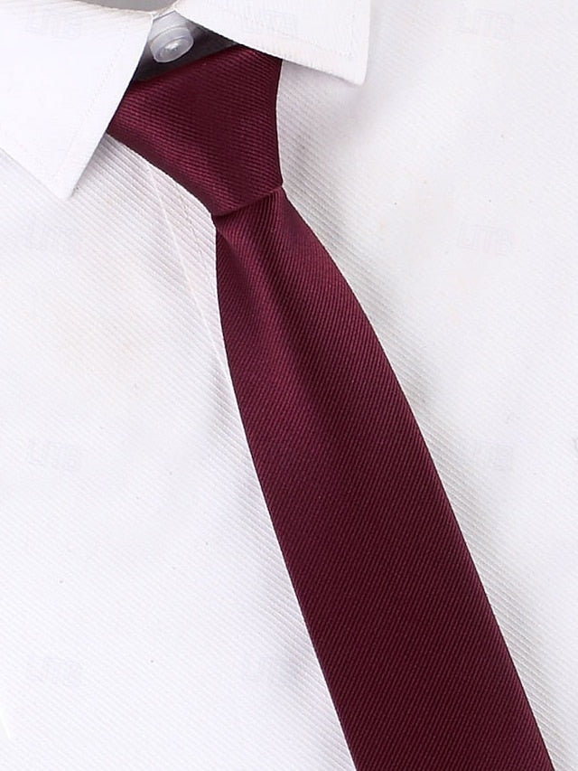 Narrow Zip Stripes - Ties Classic Men's Pre-Tied and