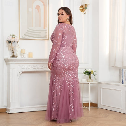 Dress Gown Trumpet Mermaid Evening Floor Formal Sparkle /