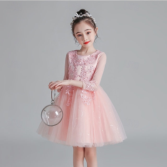 Dress Princess Kid's Flower Girl Girls'