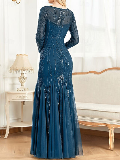 Bride Elegant Crew Party Dress the Neck Mother of Floor
