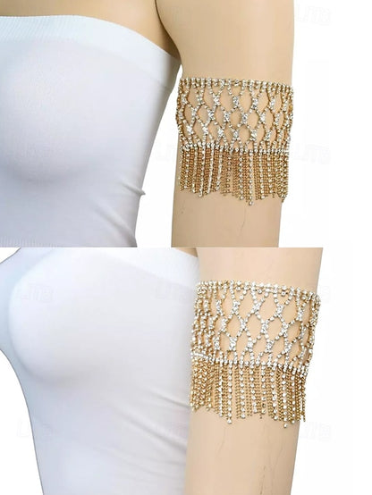 Chain Hand – Women's Crystal Rhinestone Luxury Bracelet