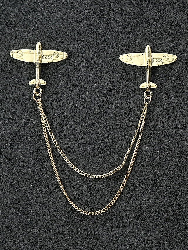 Collar Christmas Alloy – Pins Reindeer Elegant Men's