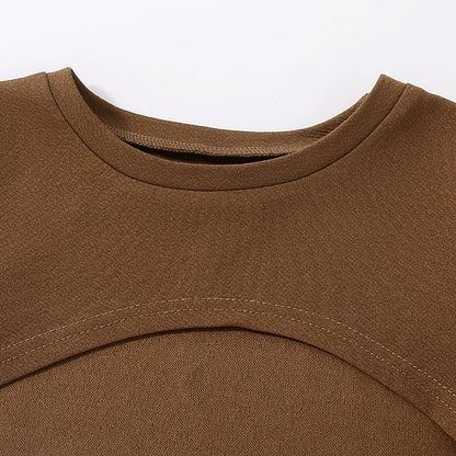 Pieces Kids 2 Set Girls' Dress Block Color Long Suits