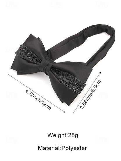 Men's Red Christmas Tie – Bow