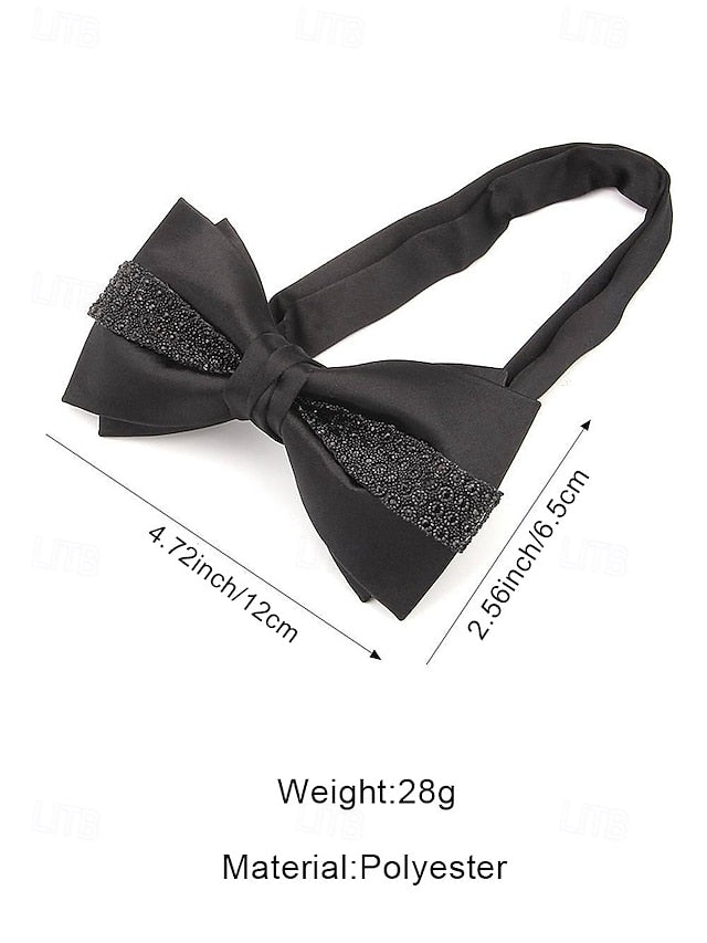 Bow Christmas Tie Red Men's –