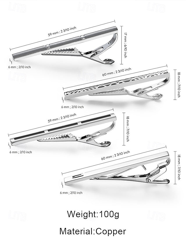 Slim Men's Clip - Tie Metal