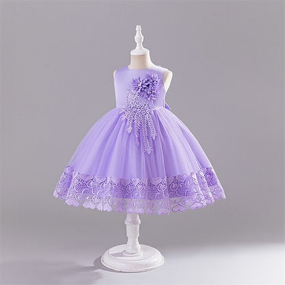 Kid's Girls' Princess Flower Dress Girl