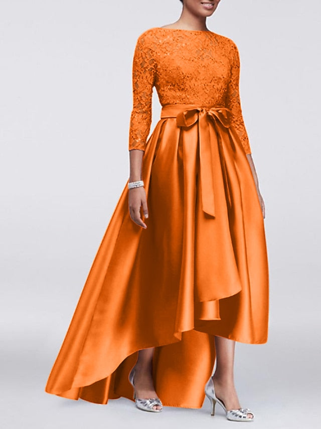 Guest the Wedding Mother Elegant Bride Dress of A-Line Size Plus