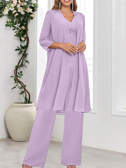 the Dress Simple Piece Bride Elegant 3 of V Wedding Mother Guest