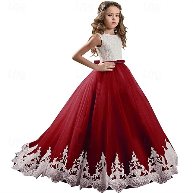 Girl Girls' Princess Kid's Dress Flower