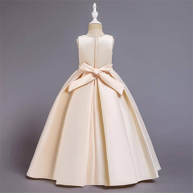 Girls' Flower Dress Party Evening Girl Gown