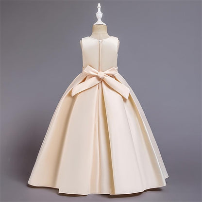 Girls' Flower Dress Party Evening Girl Gown