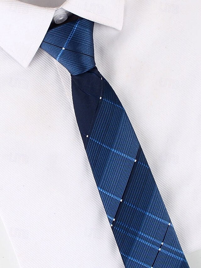 Narrow Zip Stripes - Ties Classic Men's Pre-Tied and
