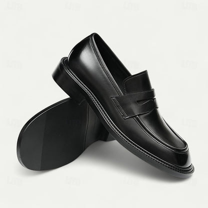 Men's Formal Leather Shoes in Brown and Tan with Wingtip