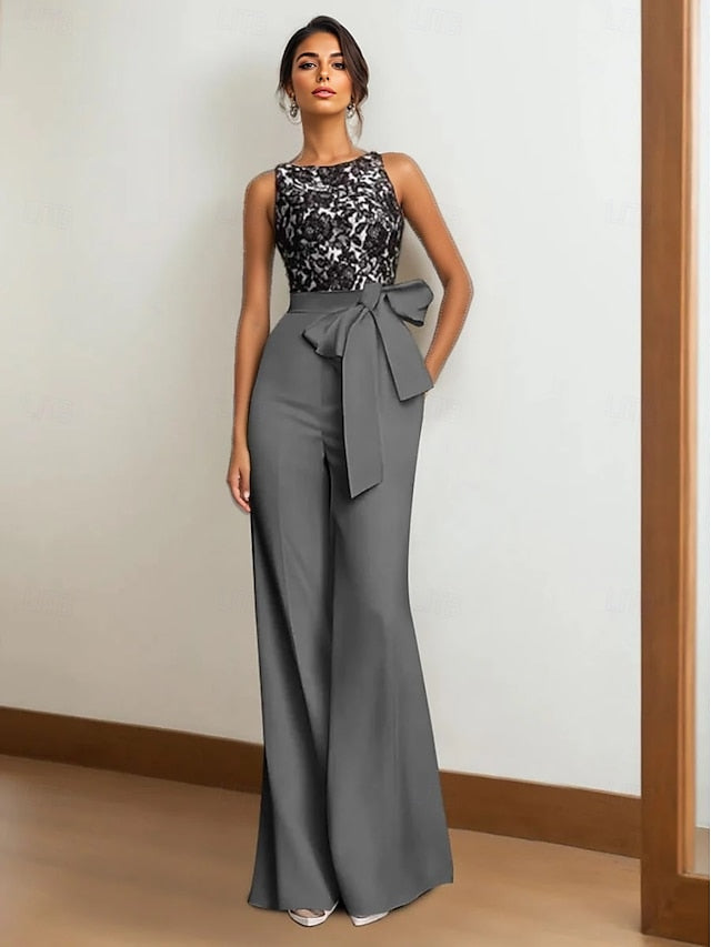 Stretch Fabric the of Jumpsuit Dress Mother Guest Wedding Bride