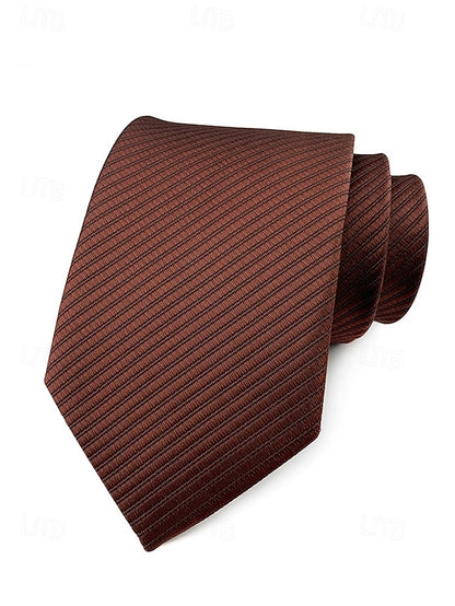 Men's tie satin striped