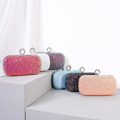 PU Wristlet Clutch Evening Leather Bag Women's Bags