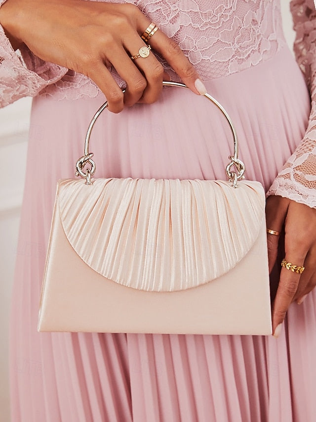 Evening Women's Polyester Bag Party Clutch Wristlet Lace