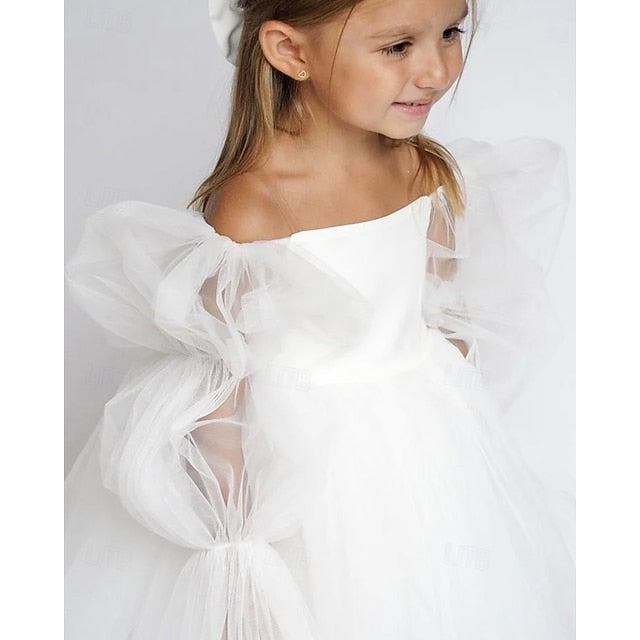 Kid's Princess Girls' Girl Dress Flower