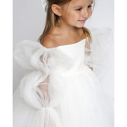 Kid's Princess Girls' Girl Dress Flower