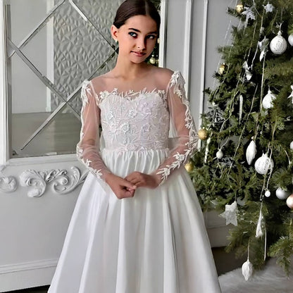 Girls' Party Communion First Dress Flower Girl