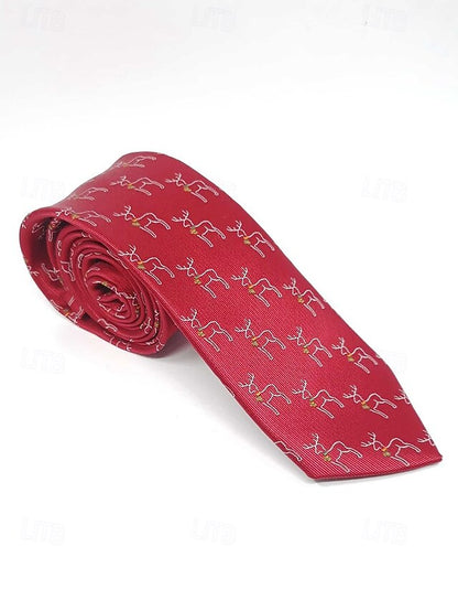 Christmas Men's with Santa Necktie